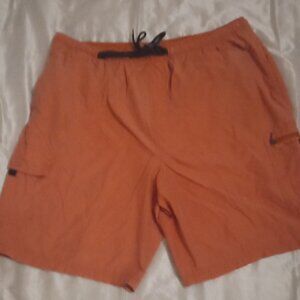Roundtree & Yorke men's swimwear cargo shorts sizeXL orange funwear